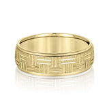 5mm-8mm Standard Weight Men's Gold Band