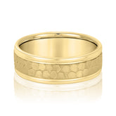 Slim Men's 5mm-8mm Classic Gold Band Minimal