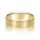 5mm-8mm Standard Weight Men's Gold Band