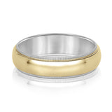5mm-8mm Standard Weight Men's Gold Band