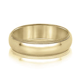 5mm-8mm Standard Weight Men's Gold Band