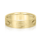 Bold Men's 5mm-8mm Classic Gold Band Clean