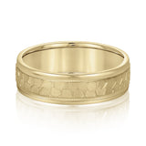 Bold Men's 5mm-8mm Classic Gold Band Bezel