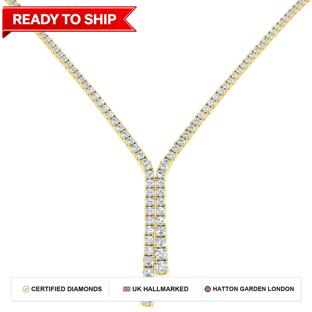 Lab grown diamond tennis bracelet