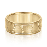 8mm Heavy Weight Men's Gold Band