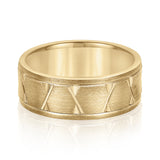 8mm Heavy Weight Men's Gold Band