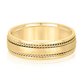 6mm Heavy Weight Men's Gold Band