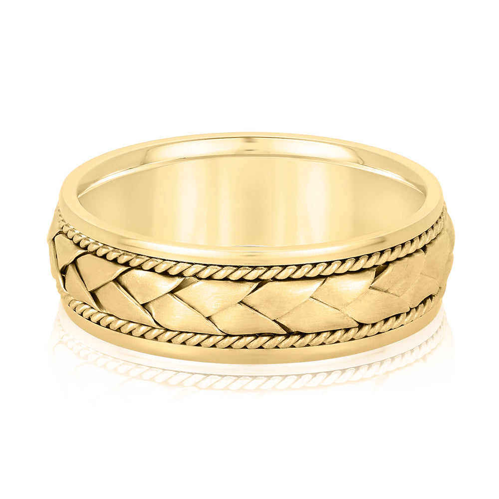 7mm Heavy Weight Men's Gold Band