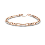 Close Up Natural Pave Diamond Bracelet