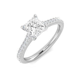 Princess Cut Diamond Engagement Rings Lab & Natural Diamonds - IGI Certified