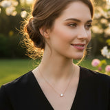 Certified Lab Grown Diamond Pendant – D-E/VS Six Prong Setting UK Made