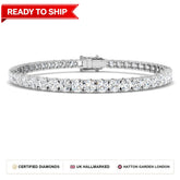 Lab grown diamond tennis bracelet