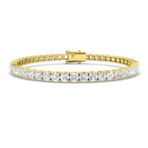 8.02ct Diamond Bracelet in 9K Yellow Gold