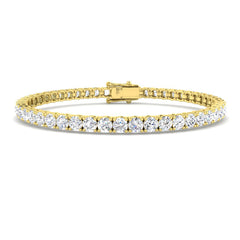 8.02ct Diamond Bracelet in 9K Yellow Gold