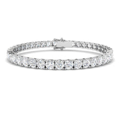 12.12ct Lab Grown Diamond Bracelet in 9K White Gold