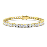 10.80ct Diamond Bracelet in 9K Yellow Gold