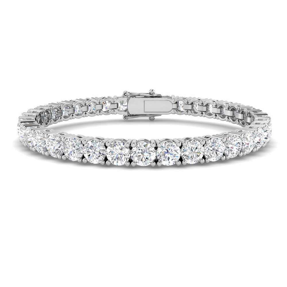 17.42ct Lab Grown Diamond Bracelet in 9K White Gold