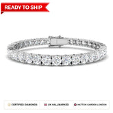 Lab grown diamond tennis bracelet