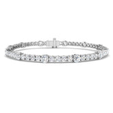 5.39ct Lab Grown Diamond Bracelet in 9K White Gold