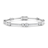 2.42ct Lab Grown Diamond Bracelet in 9K White Gold