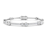2.42ct Lab Grown Diamond Bracelet in 9K White Gold