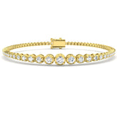 1.76ct Lab Grown Diamond Bracelet in 9K Yellow Gold