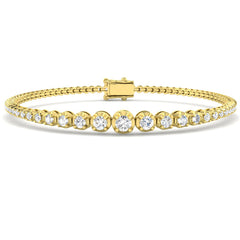 1.76ct Lab Grown Diamond Bracelet in 9K Yellow Gold