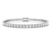 6.99ct Lab Grown Diamond Bracelet in 9K White Gold