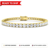 Lab grown diamond tennis bracelet