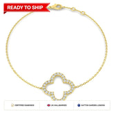 Lab grown diamond tennis bracelet