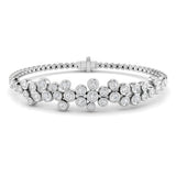 1.48ct Diamond Bracelet in 9K White Gold