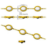 Diamond Bracelet in 9K Yellow Gold