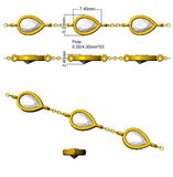 Diamond Bracelet in 9K Yellow Gold