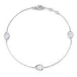 1.13ct Lab Grown Diamond Bracelet in 9K White Gold