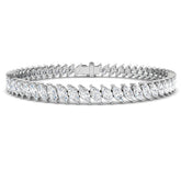8.63ct Diamond Bracelet in 9K White Gold