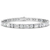 16.17ct Diamond Bracelet in 9K White Gold