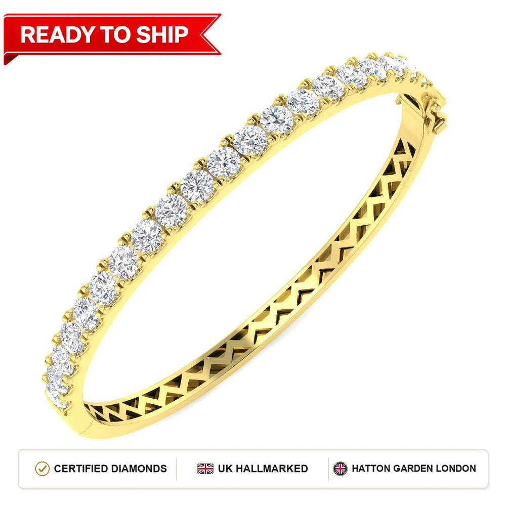 Lab grown diamond tennis bracelet