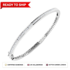Lab grown diamond tennis bracelet