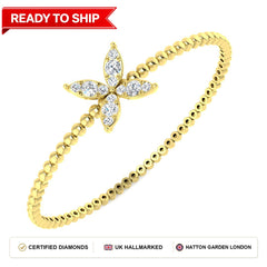 Lab grown diamond tennis bracelet