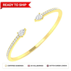 Lab grown diamond tennis bracelet