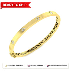 Lab grown diamond tennis bracelet