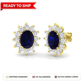 Lab grown diamond earring