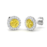 "Elegant Pudgy Multi Sapphire Gold Diamond Earrings | Luxury Jewelry"