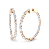 Hoop Earrings - Luswy Gold 5ct To 7ct Luxury Statement