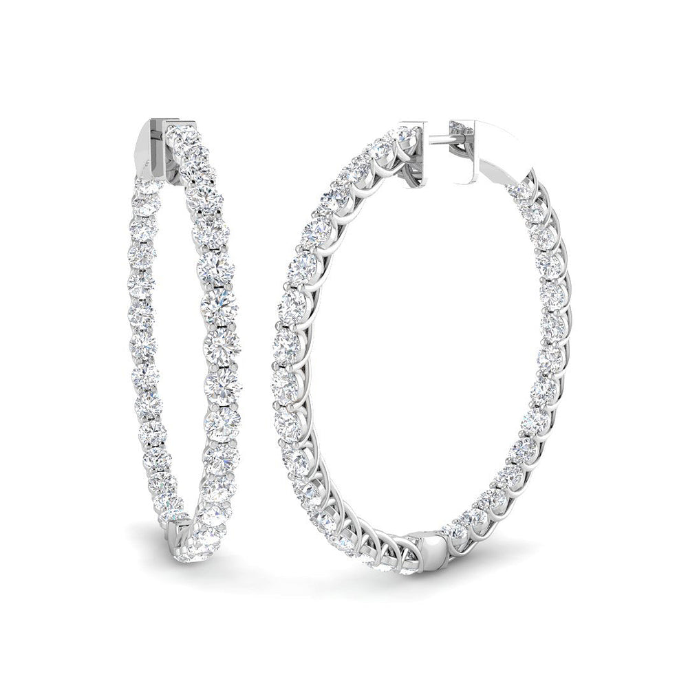 Hoop Earrings - Luswy Gold 5ct To 7ct Luxury Statement