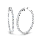 Hoop Earrings - Luswy Gold 5ct To 7ct Luxury Statement