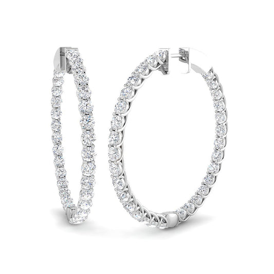 Hoop Earrings - Luswy Gold 5ct To 7ct Luxury Statement