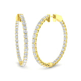 Hoop Earrings - Luswy Gold 5ct To 7ct Luxury Statement