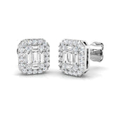 Arabella Diamond Earring 0.5 ct Platinum, 9ct, 18ct White, Yellow & Rose Gold | Handcrafted Fine Jewellery-12