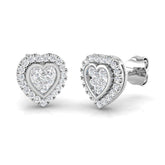 Dusk Gold Cluster Diamond Earrings - 0.25ct Luxury Jewelry Elegance